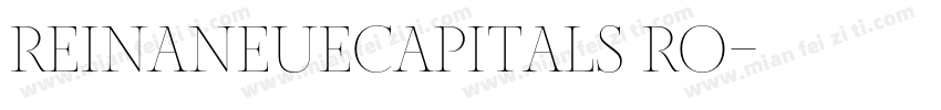 ReinaNeueCapitals Ro字体转换